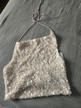 Sequin Halter Top BNWT